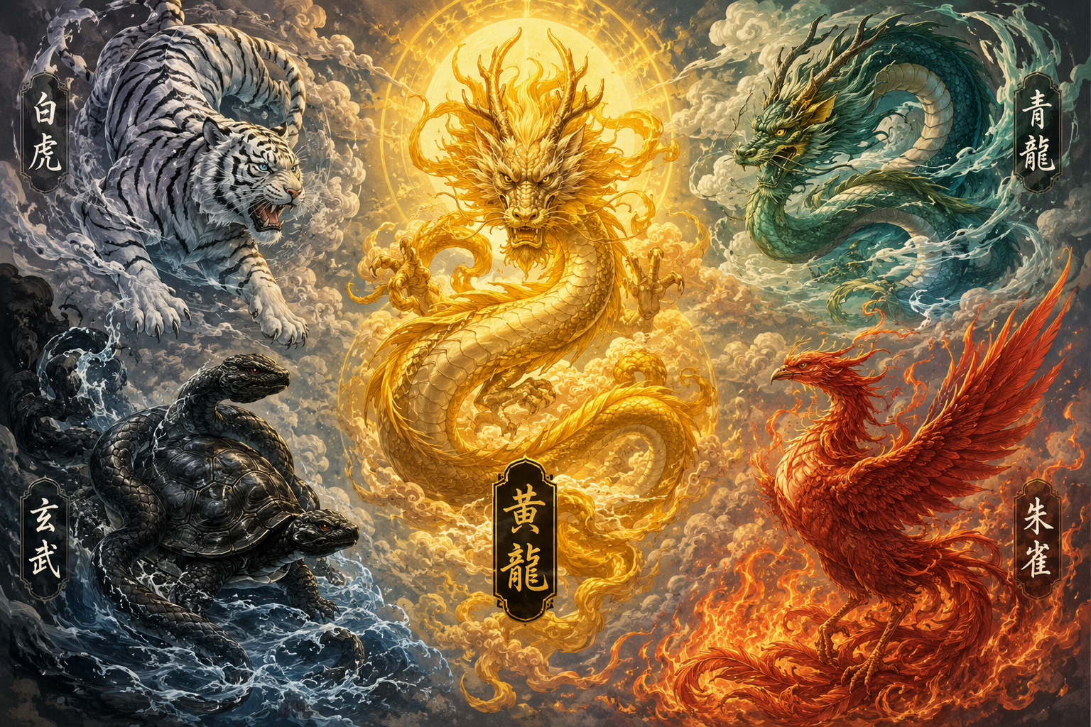 四神を統べる黄龍